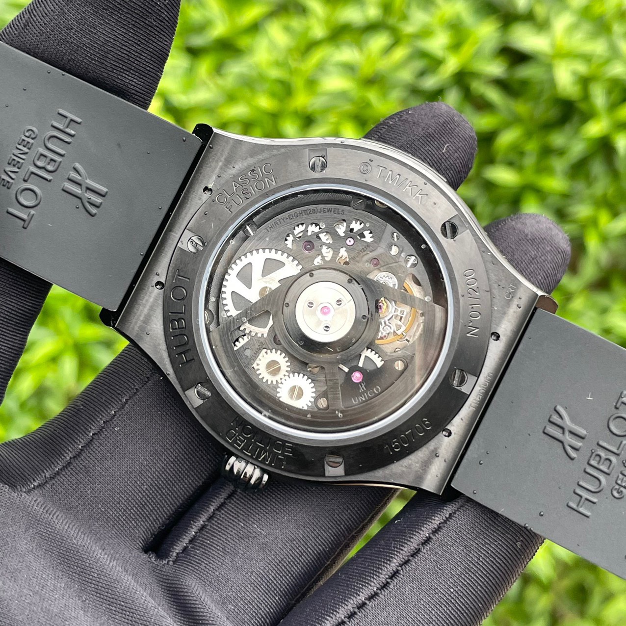 Hublot Replica Watch Takashi Murakami Rainbow Ceramic Rubber Strap 45mm