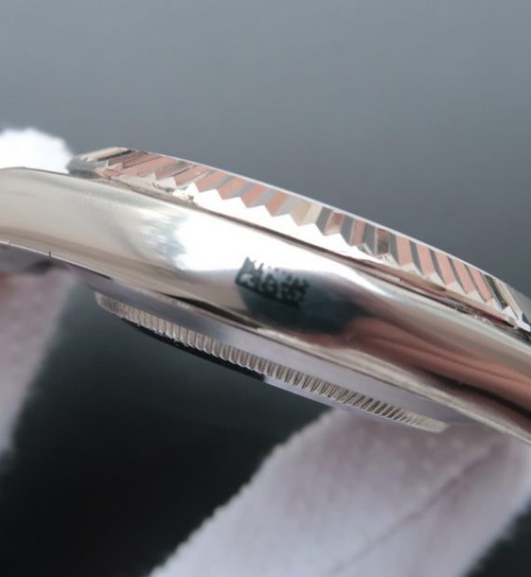 Replica Rolex DateJust II SS Fluted Bezel White Dial SS Bracelet A3136