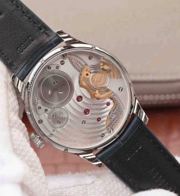 Replica IWC AZ Portuguese Tourbillon White Dial Blue Markers