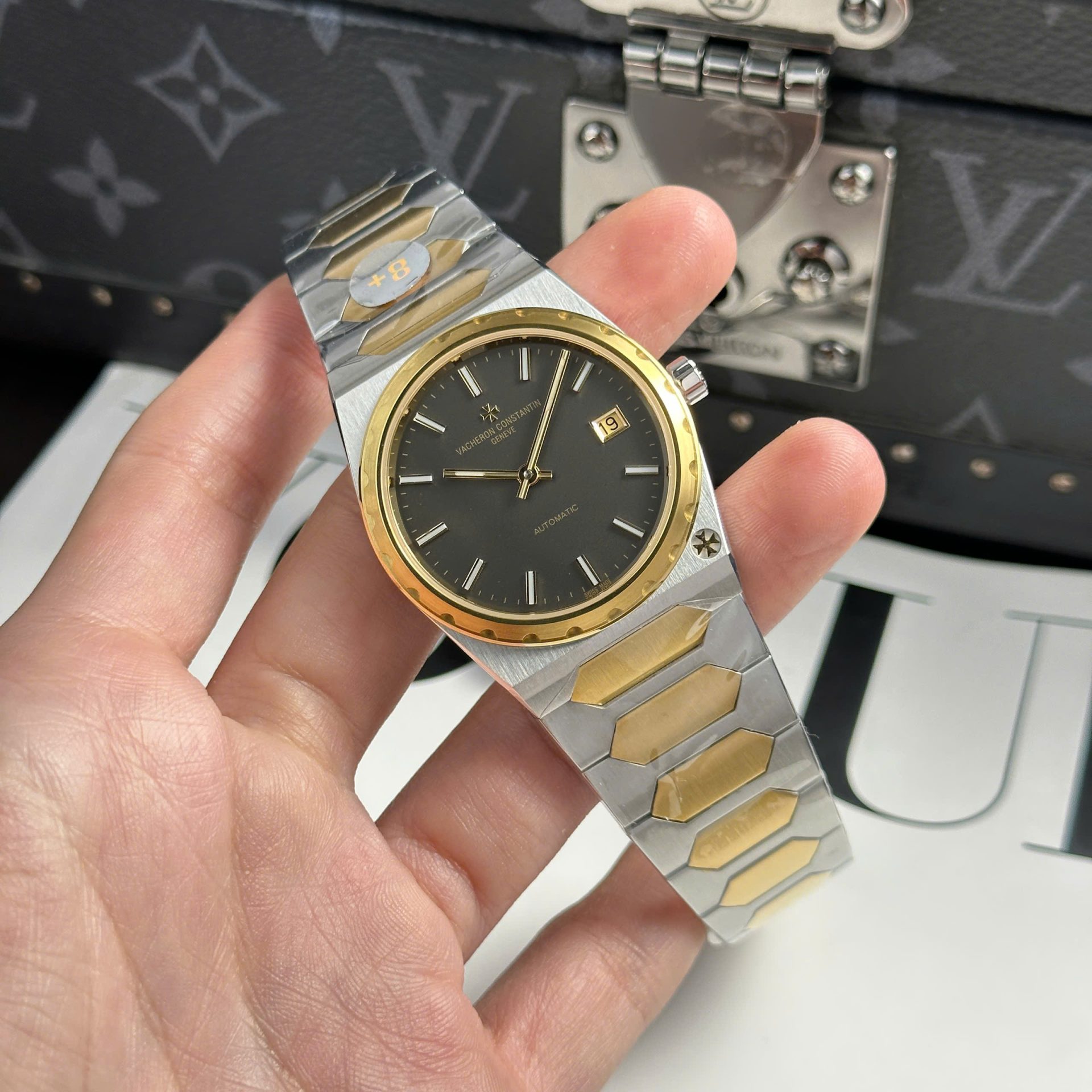 Vacheron Constantin Copies Watches Historiques 222 Yellow Demi 8F Factory 37mm