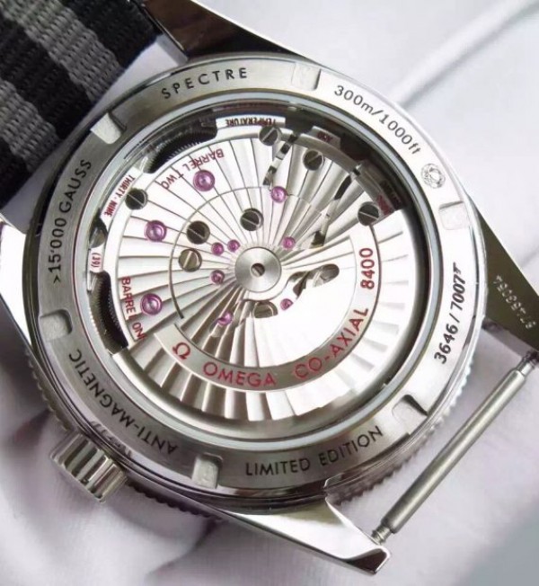 Replica Omega XF Seamster 300 Spectre Limited Edition Big Octopus Nylon Strap A8400