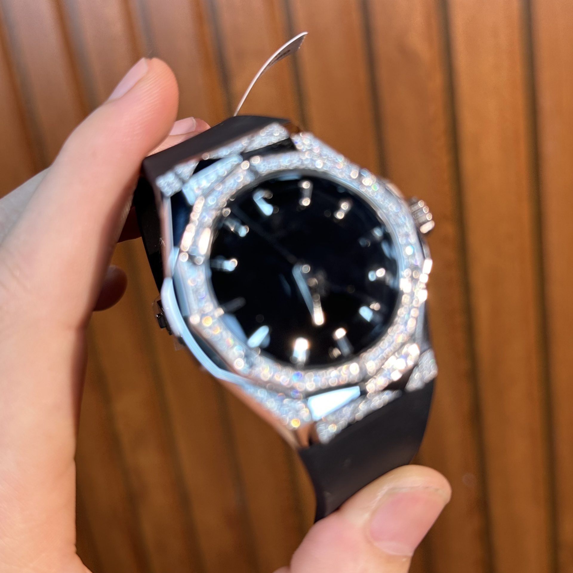 Hublot Replica Watch Orlinski Custom Demi Moissanite Diamonds 40mm