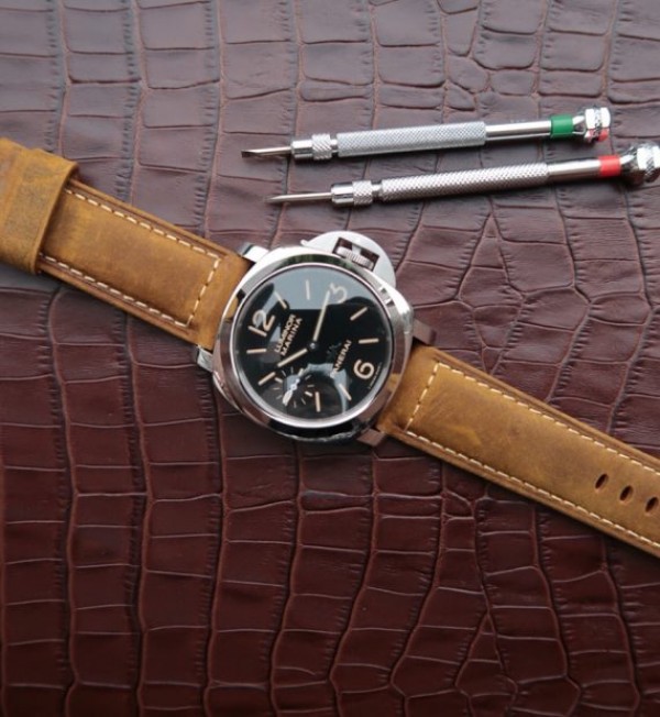 Replica Panerai PAM416 Beverly Hills Brown Asso Strap A6497