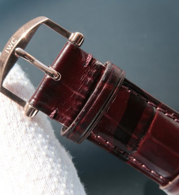 Replica IWC MK Portofino RG IW356504 Automatic White Dial Leather Strap