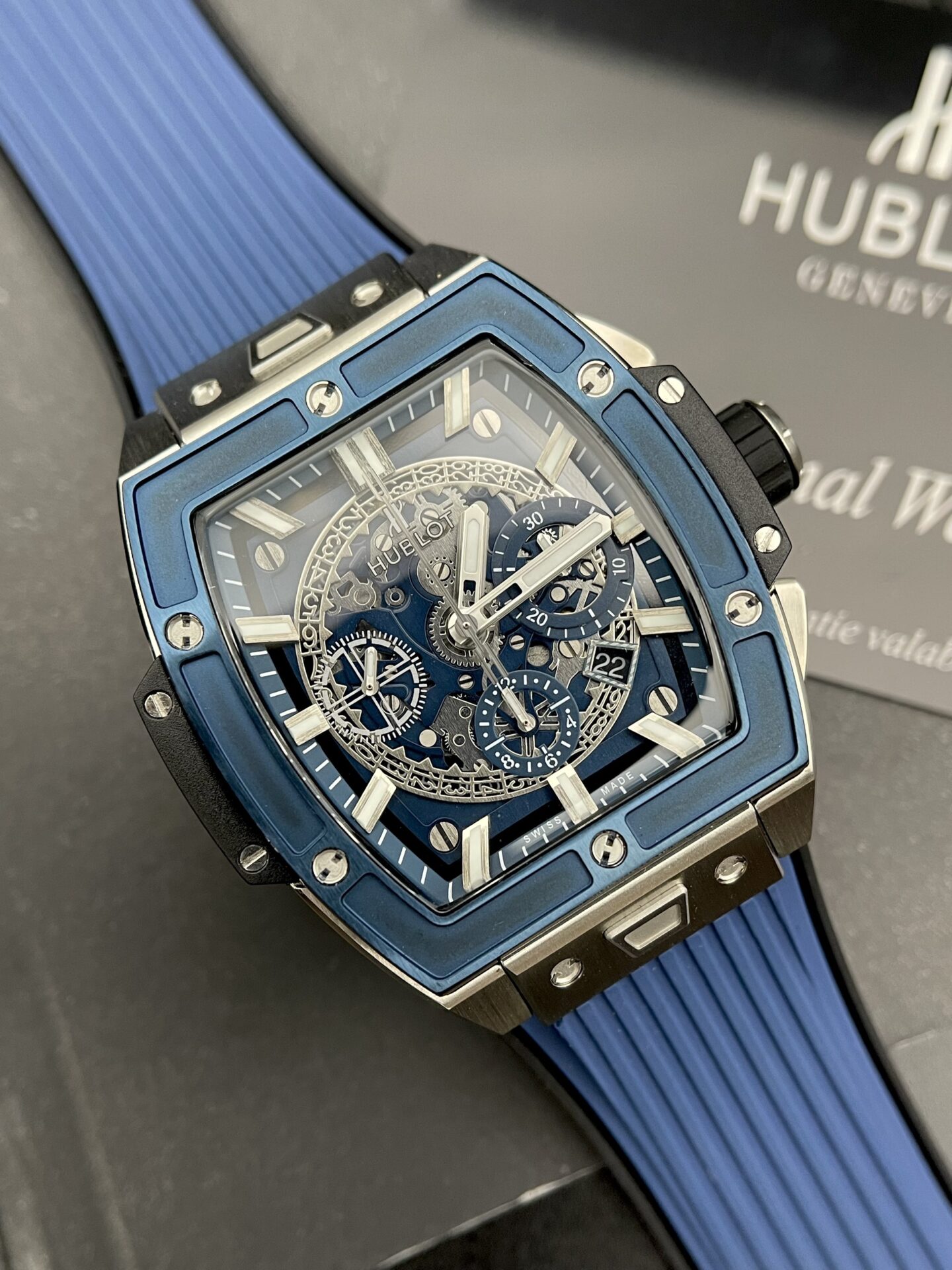 Hublot Spirit Of Big Bang Replica 11 Watch Titanium Blue 42mm