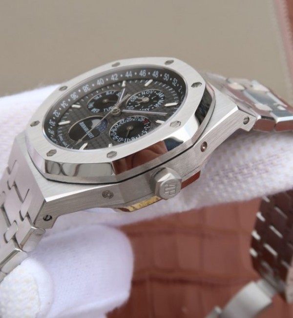Replica Audemars Piguet JF Royal Oak 41mm 26574 SS Black Textured Dial A5134