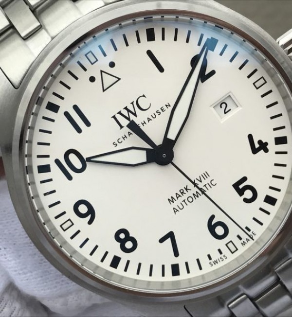Replica IWC XF Mark XVIII IW3270 White Dial SS Bracelet A2892