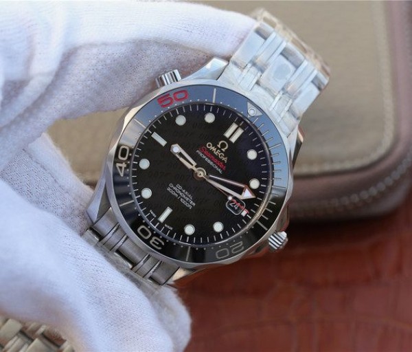 Replica Omega Seamaster 300M Chronometer SS  007  Limited Edition SS Bracelet A2824