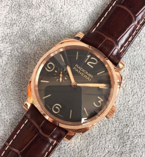 Replica Panerai Radiomir PAM439 Brown Leather Strap P.2002