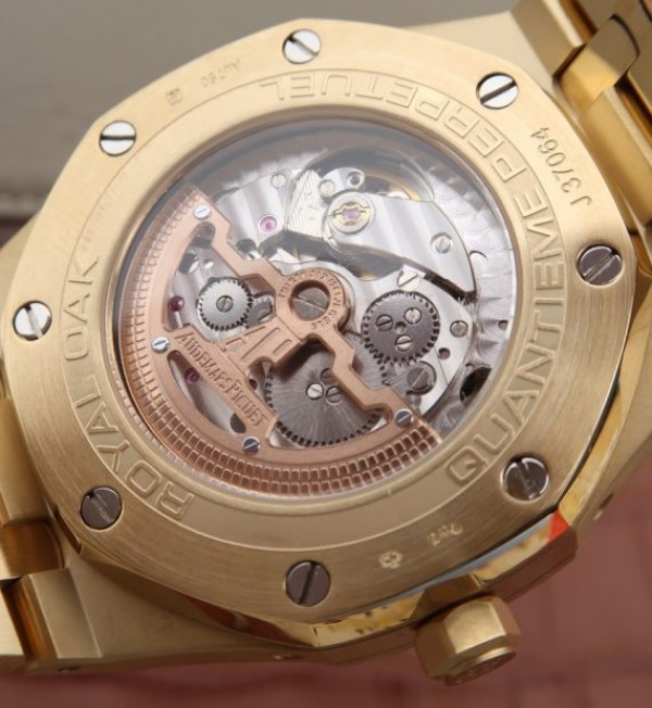 Replica Audemars Piguet JF Royal Oak 41mm 26574 YG Blue Textured Dial A5134