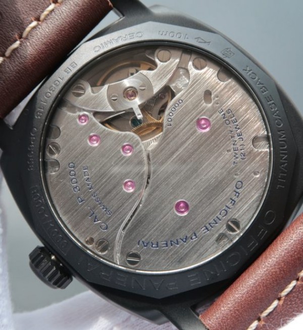 Replica Panerai SF PAM577 Thick Brown Leather Strap P.3000 Super Clone