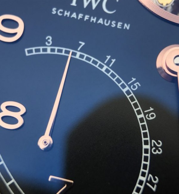 Replica IWC AZ Portuguese Tourbillon IW5046 RG Black Dial