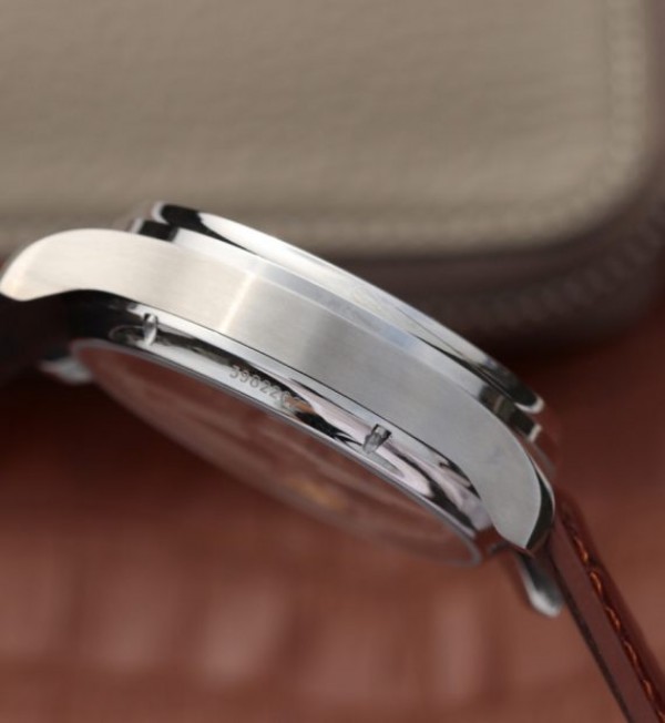 Replica IWC BM Portuguese Tourbillon Gray Dial Leather Strap