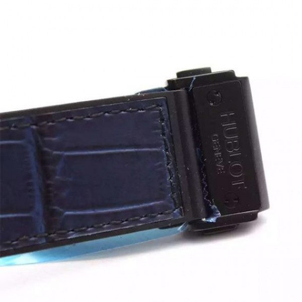 Replica Hublot Big Bang Full Ceramic Evolution Blue Magicb Gummy Strap HUB4104