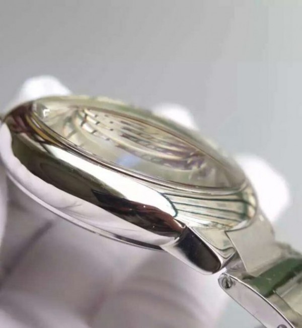 Replica Cartier Ballon Bleu Tourbillon 46MM White Dial SS Bracelet