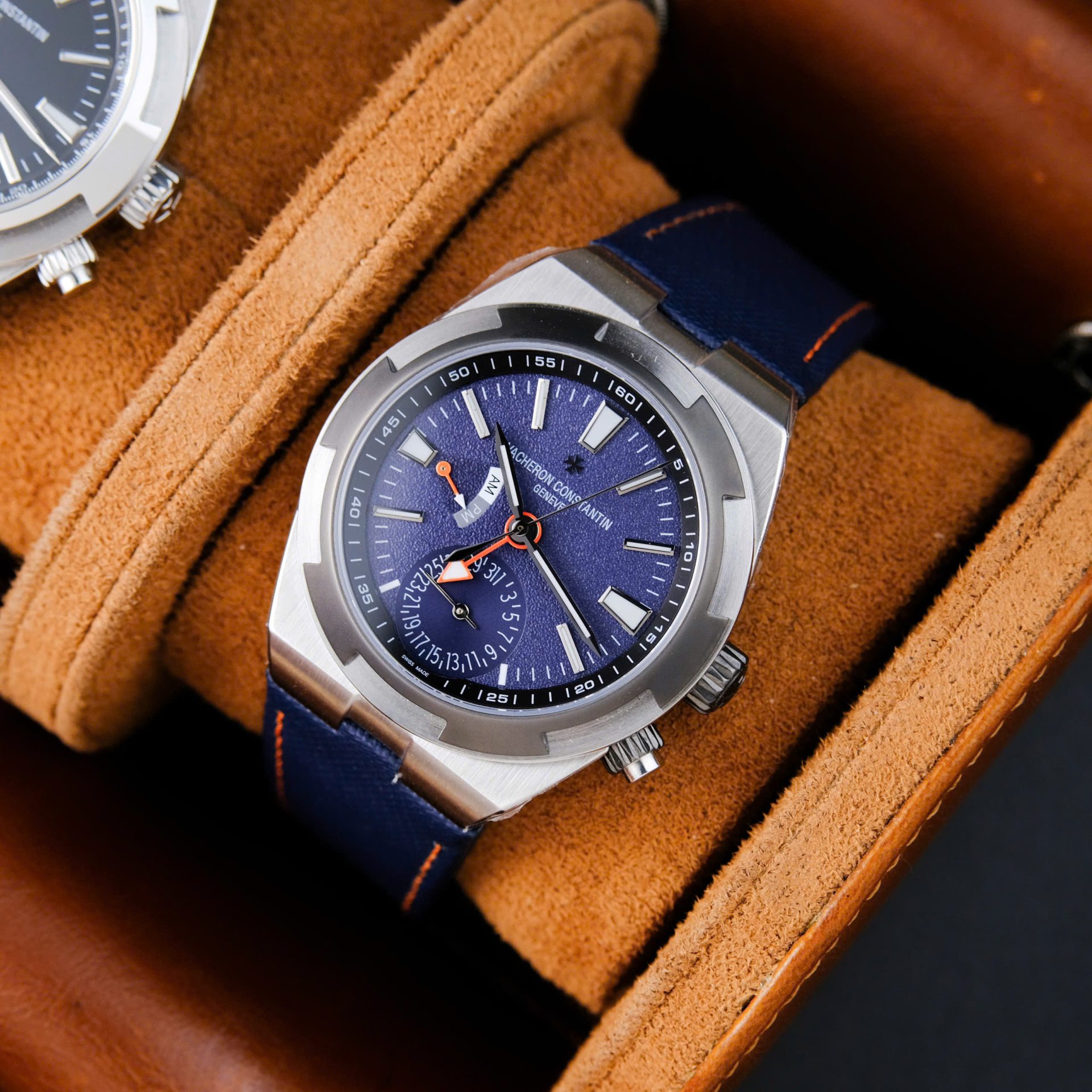 Vacheron Constantin Overseas Dual Time 7900V Replica Watches PZ Factory 41mm