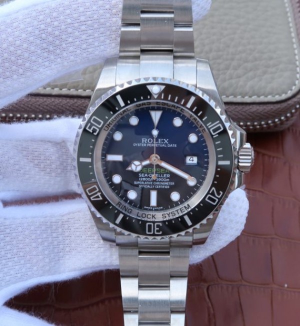 Replica Rolex Sea-Dweller DEEPSEA 116660 D-BLUE  Noob V7 SA3135