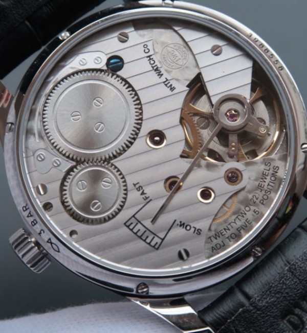 Replica IWC YLF Portuguese Regulateur Gray Dial Leather Strap A6498