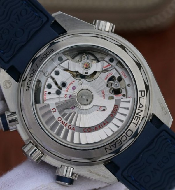 Replica Omega Planet Ocean Master Chronometer OMF Blue LiquidMetal Blue Leather A9900