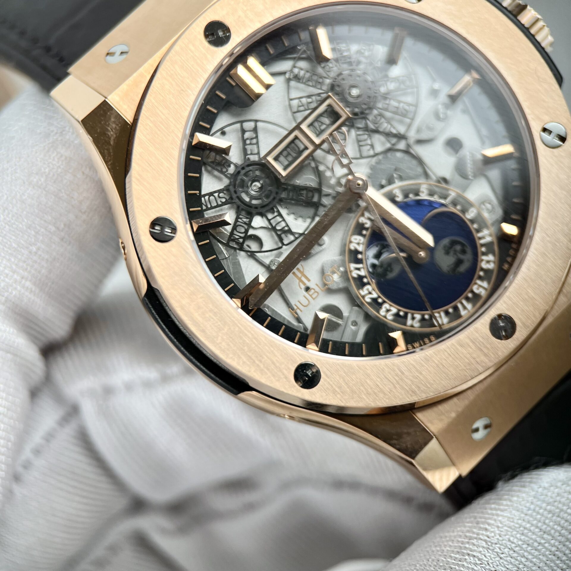 Hublot Aerofusion Moonphase King Gold Best Replica Watch 42mm