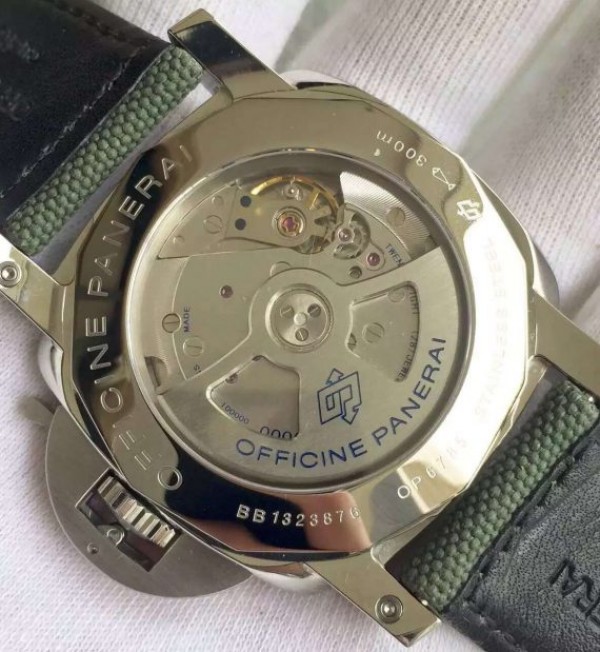 Replica Panerai PAM514 Bamford Engraved Case Black Dial 7750