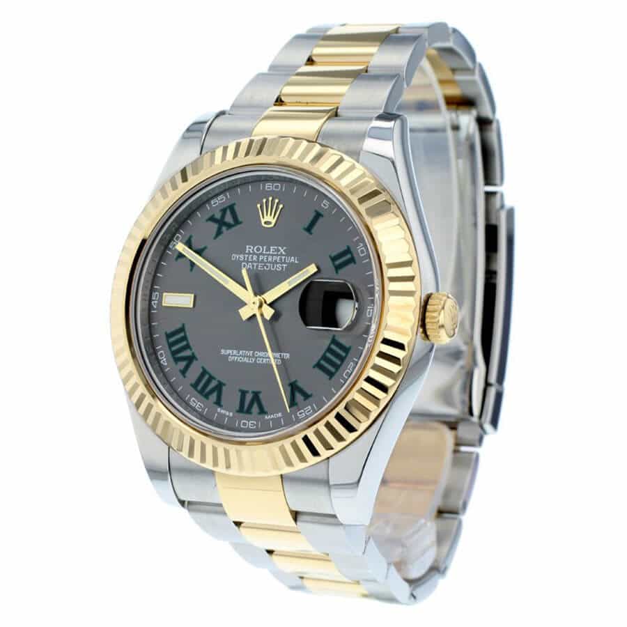 Rolex Datejust 116333-0001 Grey Roman Replica