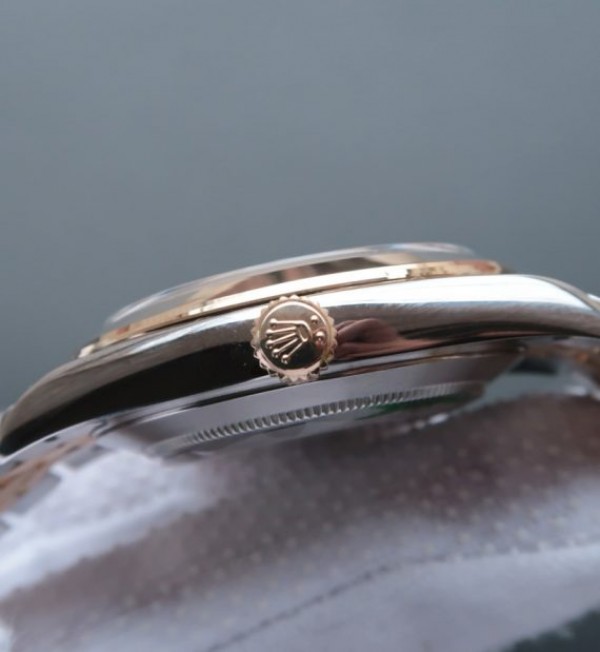 Replica Rolex DateJust 41mm 126303 Noob RG Wrapped RG Dial Diamonds Markers SS/RG Bracelet A2836