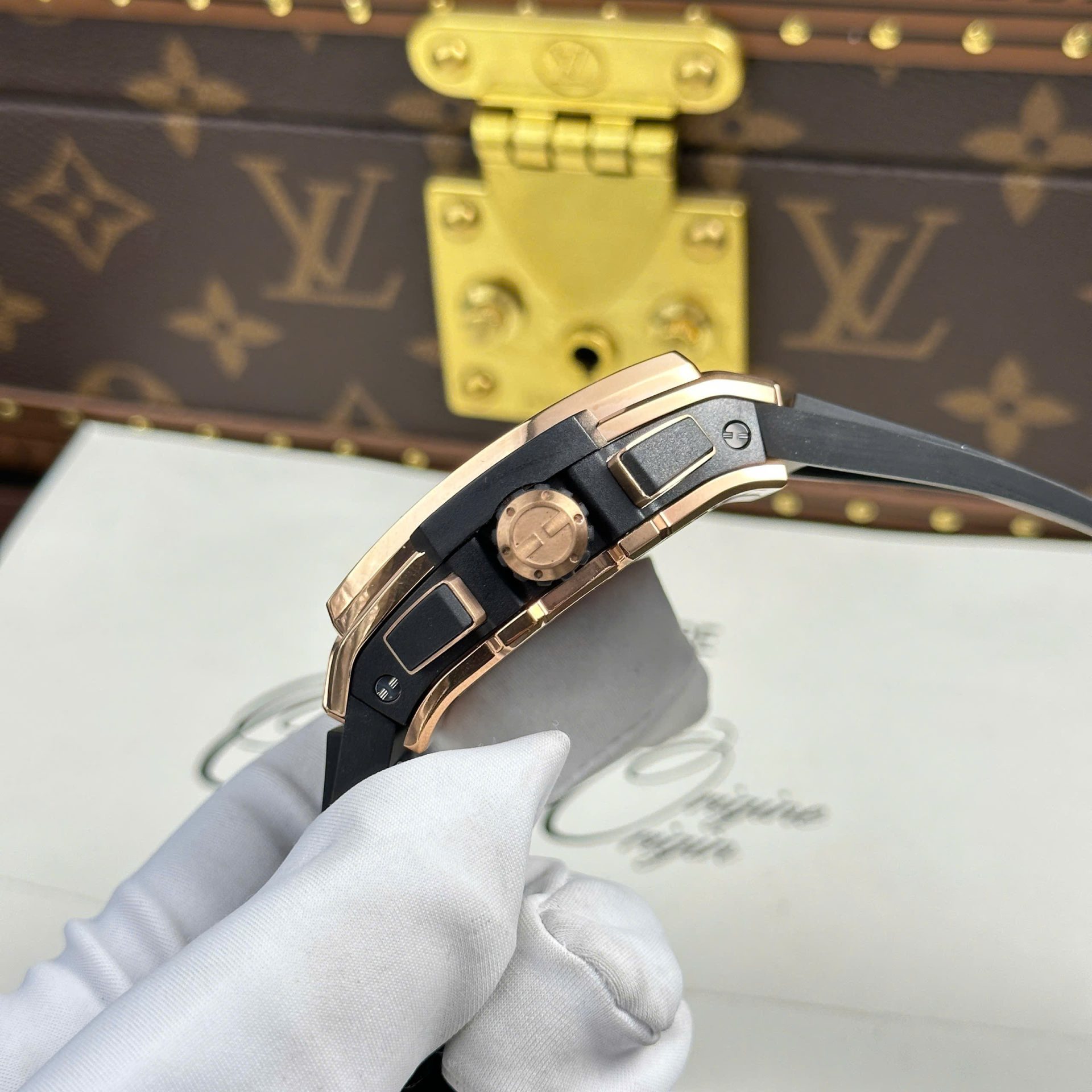 Hublot Spirit Of Big Bang King Gold Replica Watches Dial Gray BBF Factory 42mm