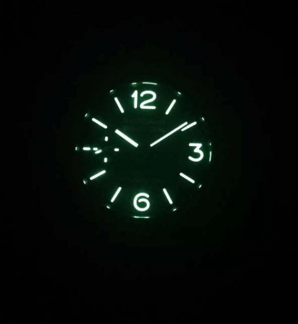 Replica Panerai XF PAM292 Real Ceramic Black Leather Strap A6497