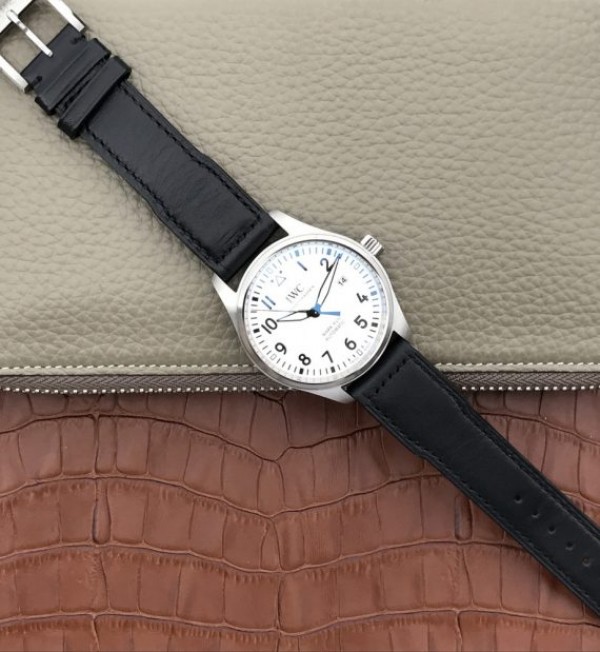 Replica IWC XF Mark XVIII IW327002 White Dial Leather Strap A2892