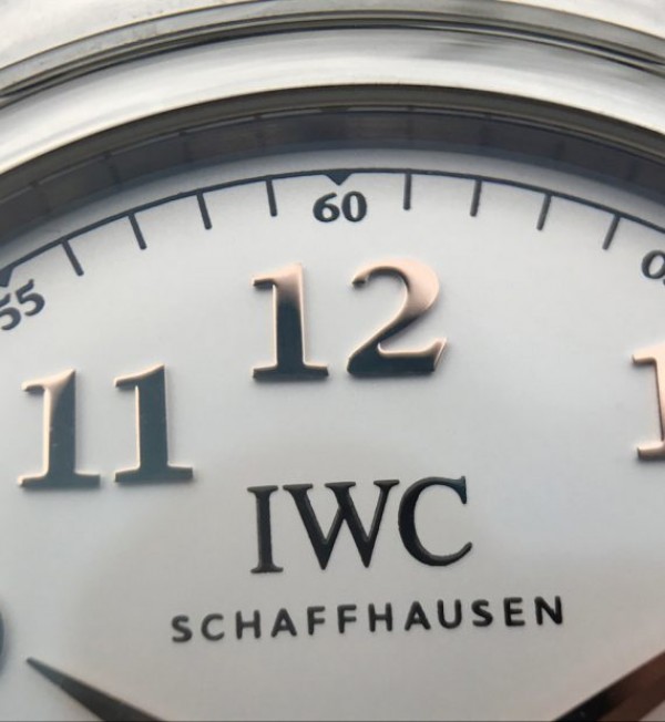 Replica IWC TW Da Vinci IW356601 White Dial Black Leather Strap A2892