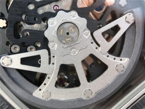 Replica Richard Mille RM011 Black Ceramic PVD Chrono Skeleton Dial Black Rubber Strap A7750