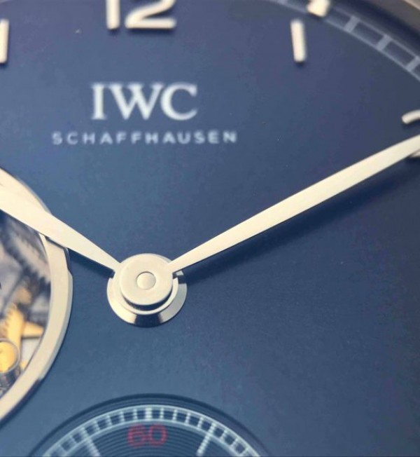 Replica IWC YLF AZ Portuguese Tourbillon Blue Dial A98900