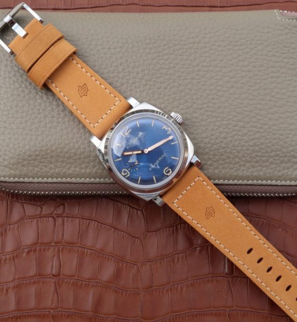 Replica Panerai ZF PAM690 Blue Dial Leather Strap P.3000 Super Clone