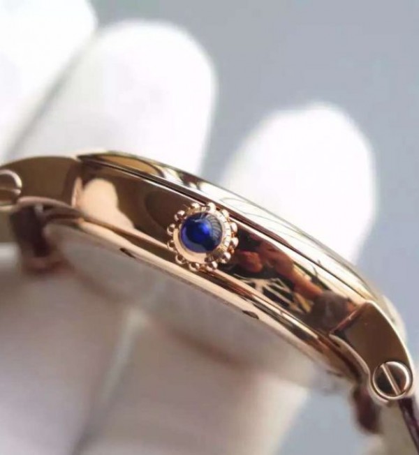Replica Cartier Rotonde De Cartier Tourbillon RG Diamonds Dial