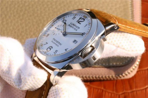Replica Panerai PAM1499 S XF White Dial Brown Asso Strap P9010