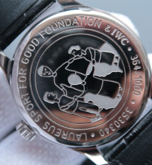 Replica IWC ZF Portuguese IW500112 Laureus Edition Leather Strap A52010
