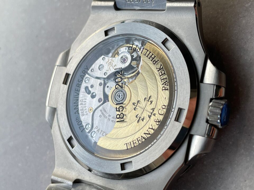 Replica PATEK PHILIPPE Nautilus 5711 3KF 1:1 Best Edition Tiffany Blue Dial on SS Bracelet A324 V2