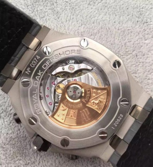 Replica Audemars Piguet JF Royal Oak Offshore Gray Theme Gray Leather Strap A3126