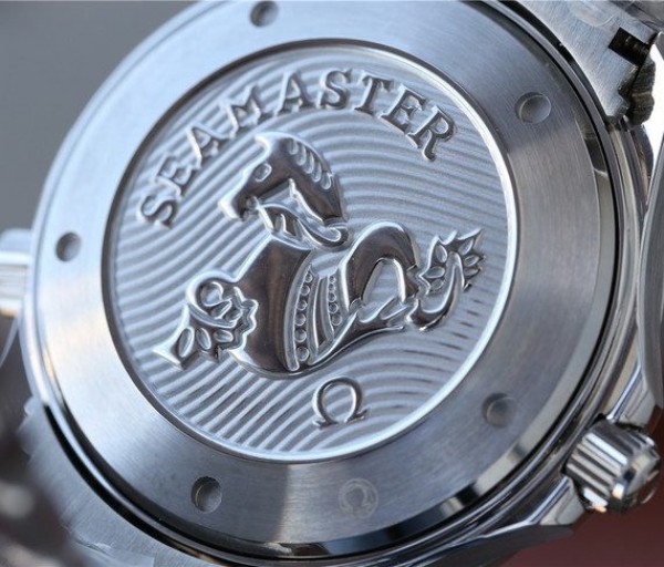 Replica Omega OMF Seamaster 300M Chronometer Blue Dial SS Bracelet A2824