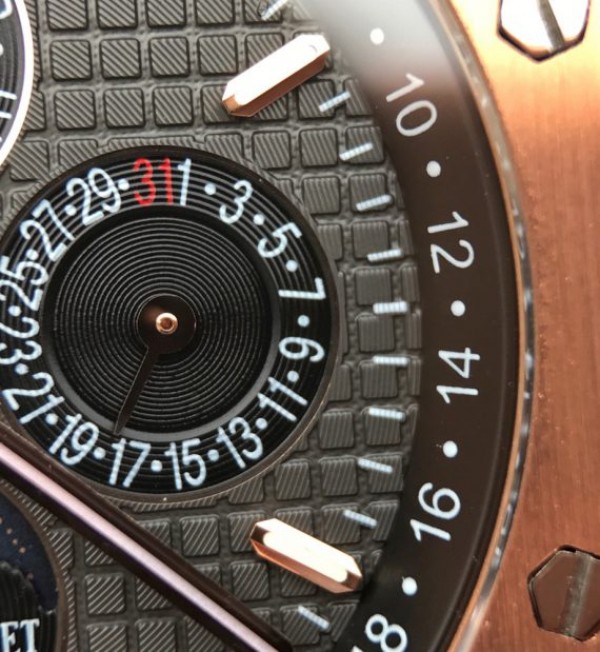 Replica Audemars Piguet JF Royal Oak 41mm 26574 RG Black Textured Dial A5134