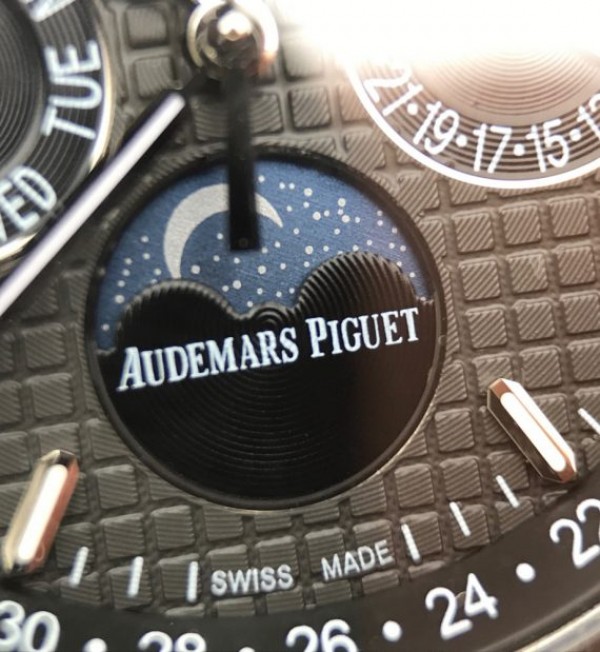 Replica Audemars Piguet JF Royal Oak 41mm 26574 SS Black Textured Dial A5134