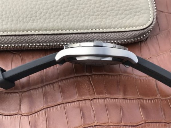 Replica Breitling Avenger GMT PVD GF Black Dial Black Rubber Strap A2836