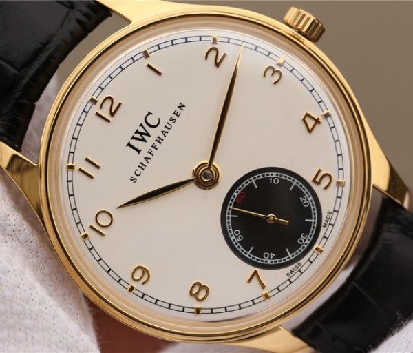 Replica IWC ZF Portuguese IW5454 YG White   Black Dial A6498