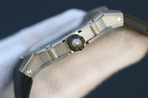 Replica Richard Mille RM033 Titanium SF Arabic Markers Dial Black Rubber Strap Micro-Rotor Movement