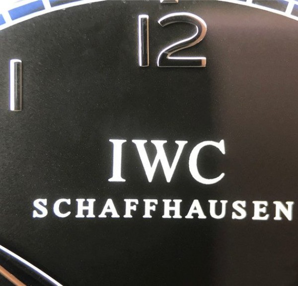 Replica IWC ZF Portuguese IW545407 Black Dial Leather Strap A6498
