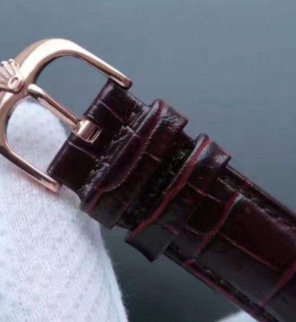 Replica Rolex MK Cellini Time 50505 RG Rome Leather Strap A3165