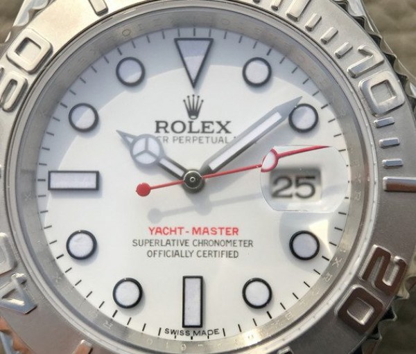 Replica Rolex Yacht-Master 116622 JF White Dial on SS Bracelet SH3135