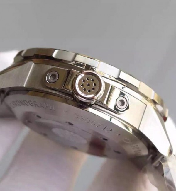 Replica IWC V6 Aquatimer Chrono IW376803 Black Dial SS Bracelet A7750
