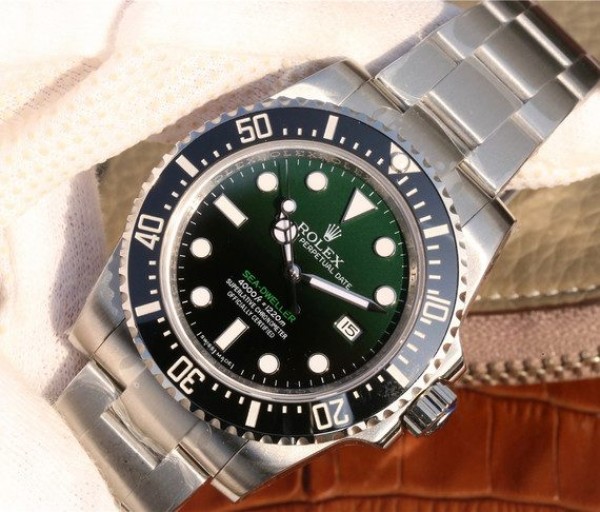 Replica Rolex Sea-Dweller DEEPSEA 116660 D-Green Noob A2836